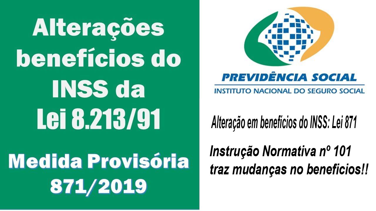 Alteração em benefícios do INSS