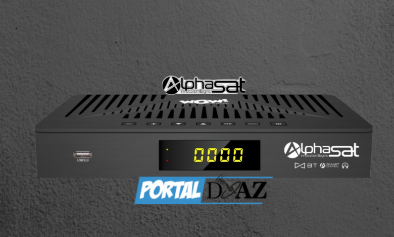 Alphasat WOW nova atualização portal do az