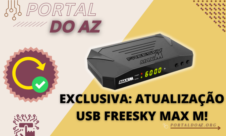 EXCLUSIVA ATUALIZAÇÃO USB FREESKY MAX M - 2023